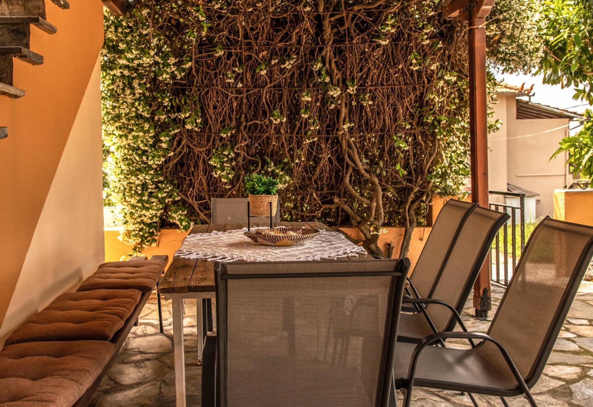 Вилла La Casa De Vacation Лафкос Экстерьер фото