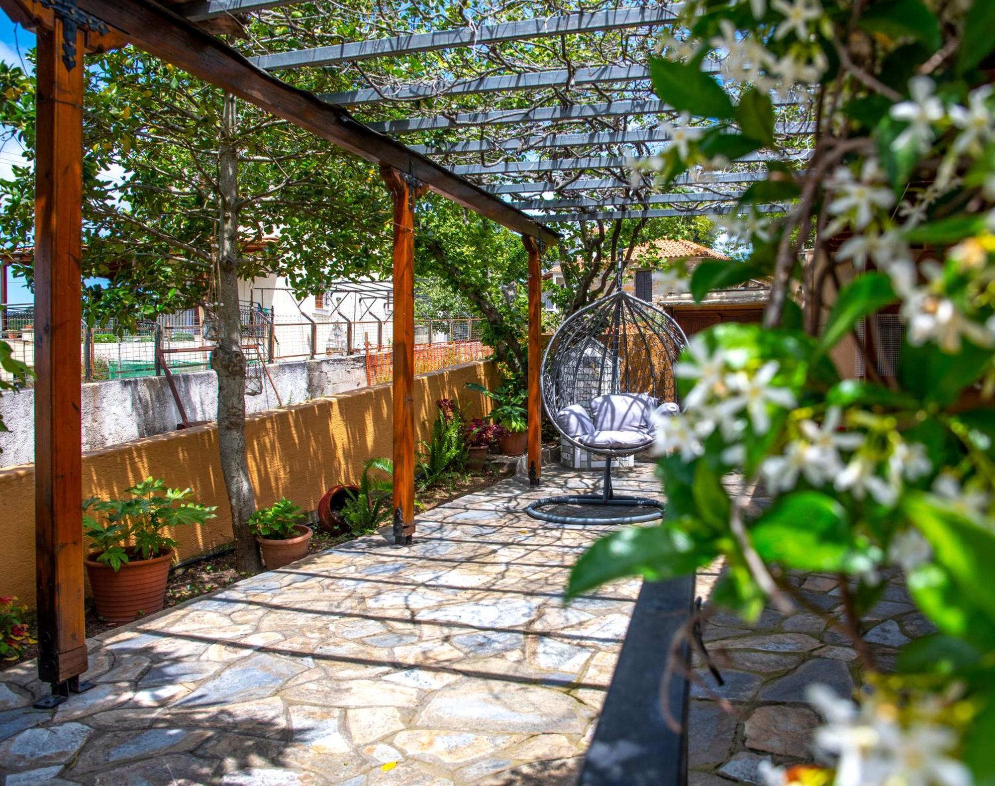 Вилла La Casa De Vacation Лафкос Экстерьер фото