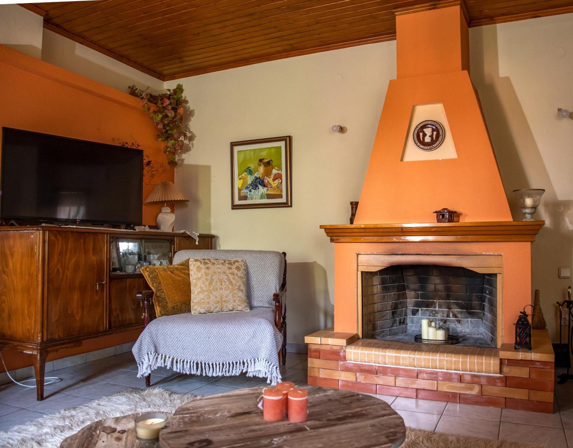 Вилла La Casa De Vacation Лафкос Экстерьер фото